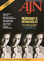 AJN, American Journal of Nursing Cover of November  1997